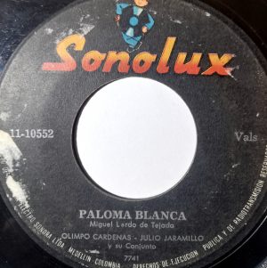 Julio Jaramillo - De Pies A Cabeza / Paloma Blanca Vinilo