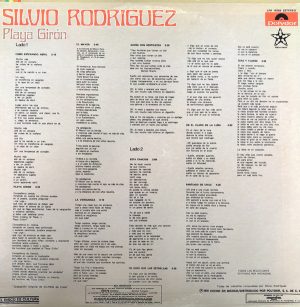 Silvio Rodríguez  - Playa Giron Vinilo