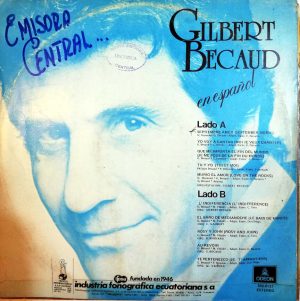 Gilbert Becaud - En Español Vinilo
