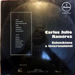 Carlos Ramirez - Colombiano e Internacional Vinilo