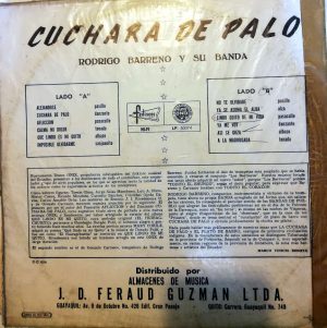 Rodrigo Barreno y Su Banda - Cuchara de Palo Vinilo