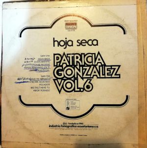 Patricia González - Hoja Seca Vinilo