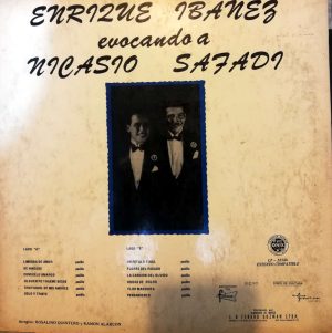 Enrique Ibañez - Evocando a Nicasio Safadi Vinilo