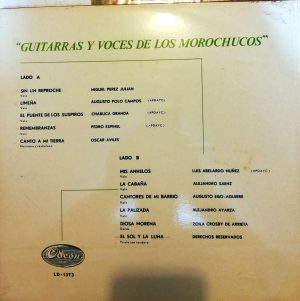 Los Morochucos - Guitarras y voces de los Morochucos Vinilo