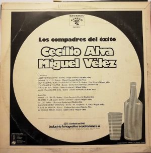 Cecilio Alva Y Miguel Velez - Los Compadres Del Exito Vinilo