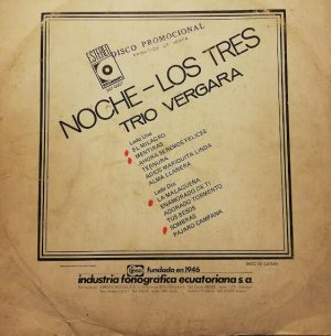 Trio Vergara - Noche - Los Tres Vinilo