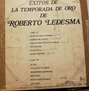 Roberto Ledesma - Exitos De La Temporada De Oro De Roberto Ledesma Vinilo