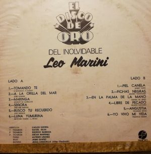 Leo Marini - El Disco De Oro Del Inolvidable Leo Marini Vinilo
