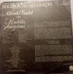 Alfredo Sadel - Boleros Del Recuerdo Vinilo