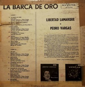 Libertad Lamarque Y Pedro Vargas - La Barca De Oro Vinilo