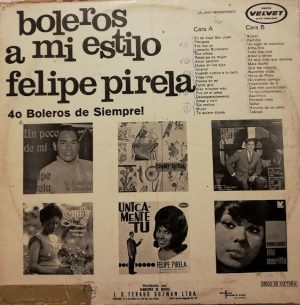 Felipe Pirela - Boleros A Mi Estilo Vinilo