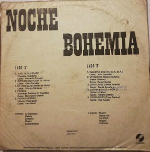 Varios - Noche Bohemia Vinilo