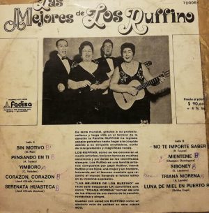 Los Ruffino - Las Mejores De Los Ruffino Vinilo