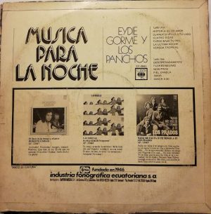 Eddy Gorme Y Los Panchos - Música Para La Noche Vinilo