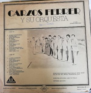 Carlos Ferrer - Carlos Ferrer Y Su Orquesta Vinilo
