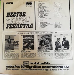Héctor Ferreyra - Hector "Tropical" Ferreyra Vinilo