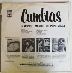 Mariachi Mexico De Pepe Villa - Cumbias Vinilo
