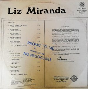 Liz Miranda - Liz Miranda Vinilo
