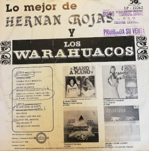 Los Warahuacos - Lo Mejor De Hernan Rojas Vinilo
