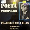 José María Egas - Poeta Coronado Vinilo