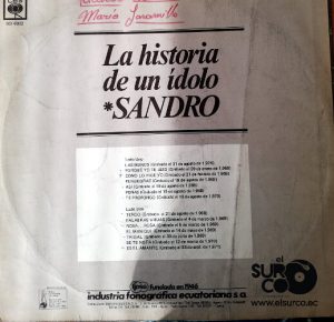 Sandro - La Historia De Un Ídolo Vinilo