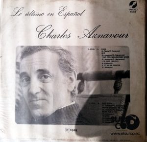 Charles Aznavour - Lo Último En Español Vinilo