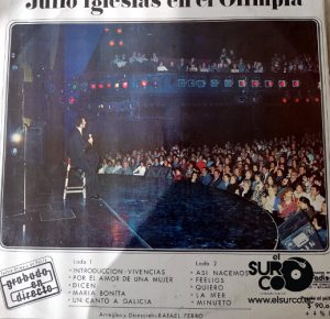 Julio Iglesias - Julio Iglesias En El Olympia Vinilo