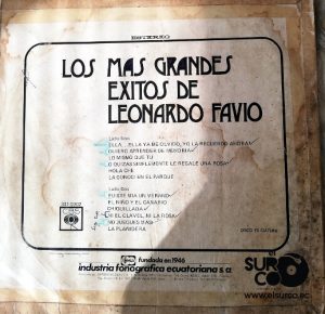 Leonardo Favio - Los Más Grandes Éxitos De Leonardo Favio Vinilo