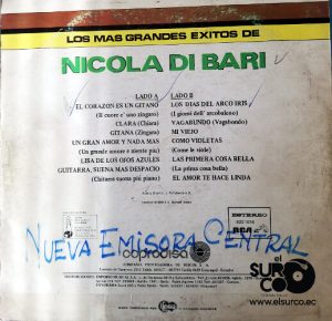 Nicola Di Bari - Los Más Grandes Éxitos Vinilo