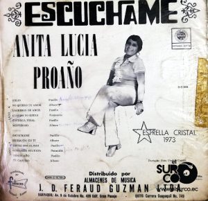 Ana Lucía Proaño - Escúchame Vinilo