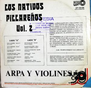 Los Nativos Pillareños - Ara Y Violines Vol 3 Vinilo