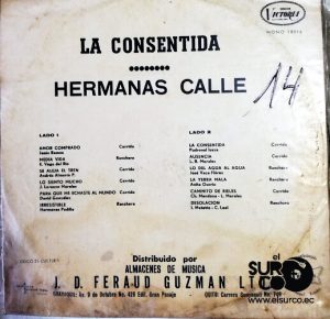 Hermanas Calle - La Consentida Vinilo