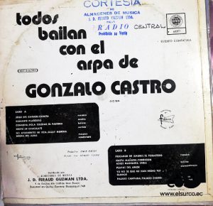 Gonzalo Castro - Todos Bailan Con El Arpa De Gonzalo Castro Vinilo