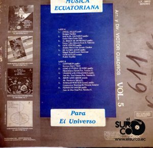 Varios - Música Ecuatoriana Para El Universo Vinilo