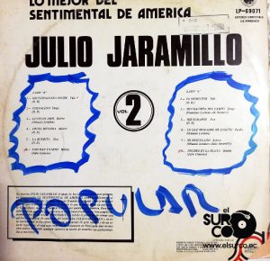 Julio Jaramillo - Lo Mejor Del Sentimental De América Vol 2 Vinilo