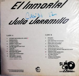 Julio Jaramillo - El Inmortal Julio Jaramillo Vinilo