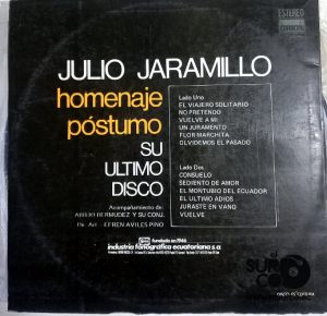 Julio Jaramillo - Homenaje Póstumo Vinilo