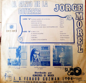 Jorge Morel - El Genio De La Guitarra Vinilo