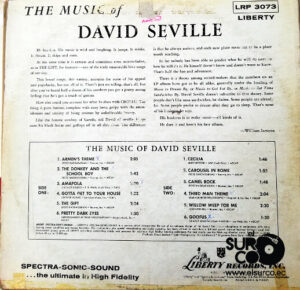 David Seville - The Music Of David Seville Vinilo