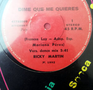 Ricky Martin - Dime Que Me Quieres Vinilo
