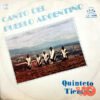 Quinteto Tiempo - Canto Del Pueblo Argentino Vinilo