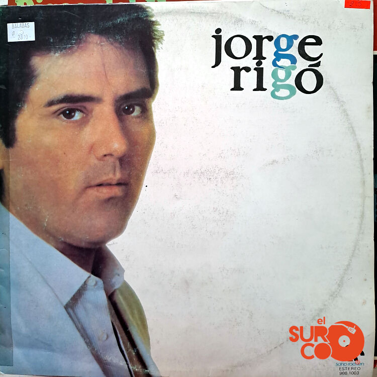 Jorge Rigo - Jorge Rigo Vinilo