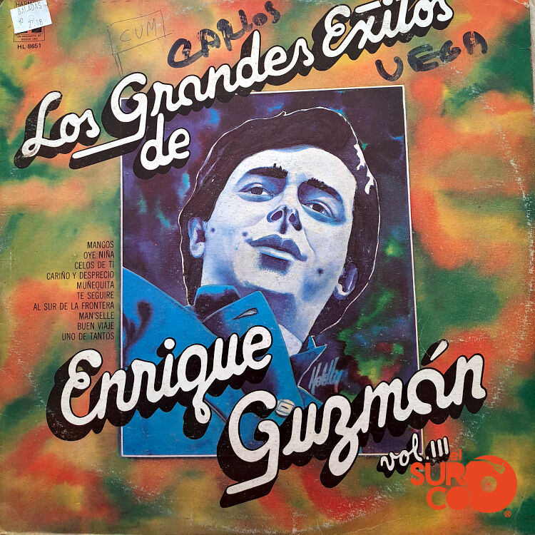 Enrique Guzmán - Los Grandes Éxitos De Enrique Guzmán Vinilo