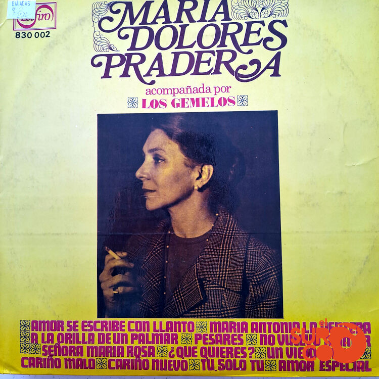 María Dolores Pradera - María Dolores Pradera Vol. 2 Vinilo