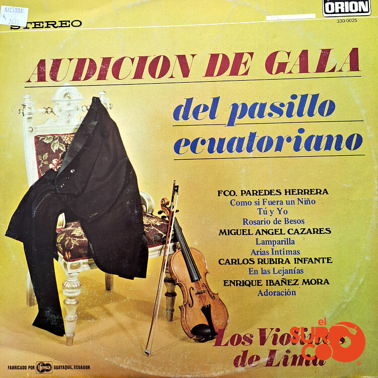 Los Violines De Lima - Audición De Gala Vinilo