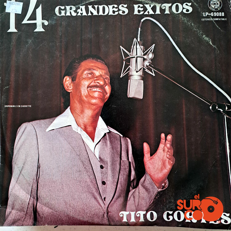 Tito Cortés - 14 Grandes Éxitos Vinilo