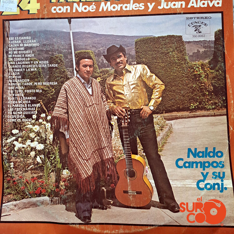 Noé Morales - 24 Pasillos Pegaditos Con Noé Morales Y Juan Álava Vinilo