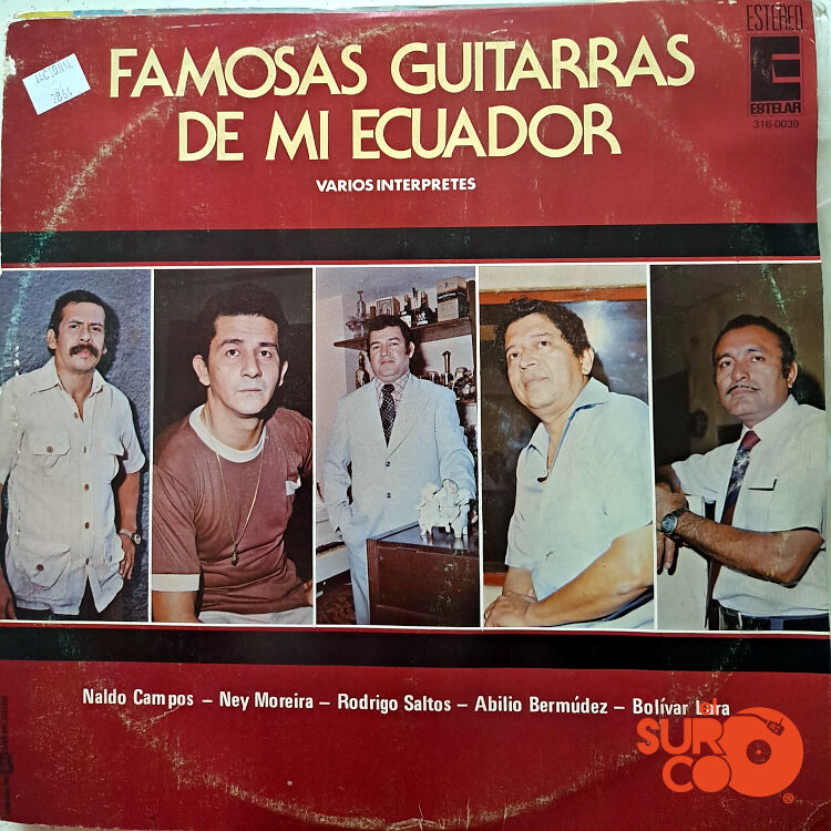 Naldo Campos - Famosas Guitarras De Mi Ecuador Vinilo