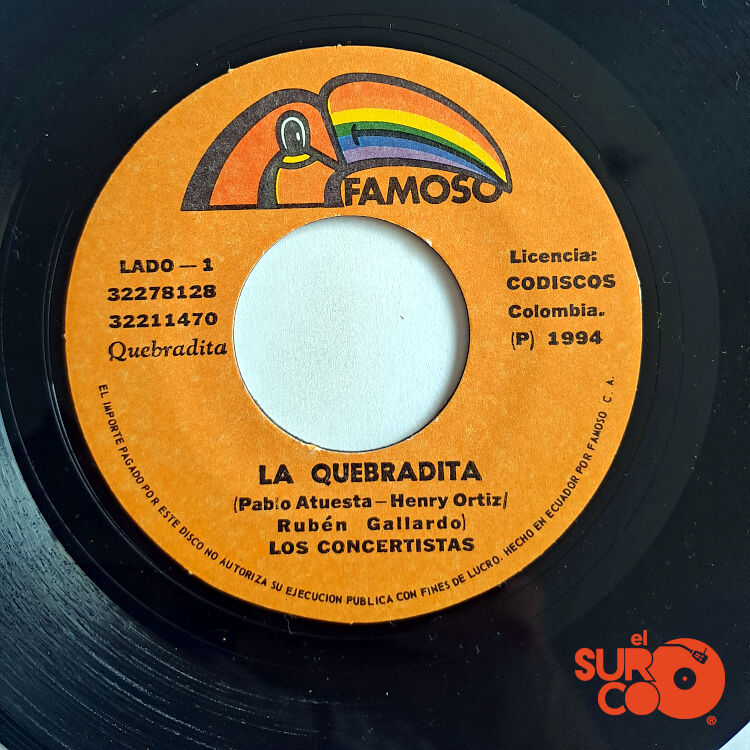 Los Concertistas - La Quebradita / Volver Vinilo
