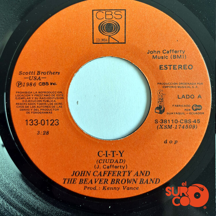 John Cafferty And The Beaver Brown Band - City / On The Dark Side Vinilo